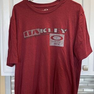 Oakley Maroon Logo Tee